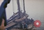 Image of Chinese junk Pacific Ocean, 1945, second 41 stock footage video 65675076106