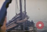 Image of Chinese junk Pacific Ocean, 1945, second 48 stock footage video 65675076106