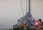 Image of Chinese junk Pacific Ocean, 1945, second 53 stock footage video 65675076106