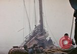 Image of Chinese junk Pacific Ocean, 1945, second 60 stock footage video 65675076106