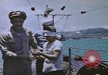 Image of USS Sea Owl arriving in port with Japanese prisoners of war Hawaii USA, 1945, second 54 stock footage video 65675076110