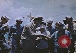 Image of USS Sea Owl arriving in port with Japanese prisoners of war Hawaii USA, 1945, second 55 stock footage video 65675076110