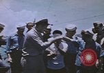 Image of USS Sea Owl arriving in port with Japanese prisoners of war Hawaii USA, 1945, second 56 stock footage video 65675076110