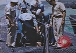 Image of USS Sea Owl arriving in port with Japanese prisoners of war Hawaii USA, 1945, second 61 stock footage video 65675076110