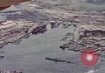 Image of Aerial views of Pearl Harbor on Victory over Japan Day (VJ Day) Hawaii USA, 1945, second 54 stock footage video 65675076112