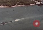 Image of US Navy vessels moving in Pearl Harbor on VJ Day Hawaii USA, 1945, second 4 stock footage video 65675076115