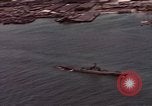 Image of US Navy vessels moving in Pearl Harbor on VJ Day Hawaii USA, 1945, second 20 stock footage video 65675076115