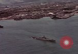 Image of US Navy vessels moving in Pearl Harbor on VJ Day Hawaii USA, 1945, second 22 stock footage video 65675076115
