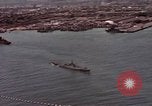 Image of US Navy vessels moving in Pearl Harbor on VJ Day Hawaii USA, 1945, second 23 stock footage video 65675076115