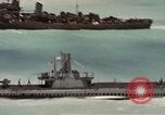 Image of US Navy vessels moving in Pearl Harbor on VJ Day Hawaii USA, 1945, second 30 stock footage video 65675076115