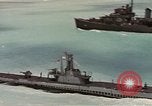 Image of US Navy vessels moving in Pearl Harbor on VJ Day Hawaii USA, 1945, second 31 stock footage video 65675076115