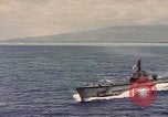 Image of US Submarines maneuver in Pearl Harbor on VJ Day Pearl Harbor Hawaii USA, 1945, second 6 stock footage video 65675076116