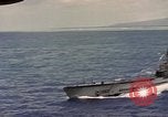 Image of US Submarines maneuver in Pearl Harbor on VJ Day Pearl Harbor Hawaii USA, 1945, second 7 stock footage video 65675076116