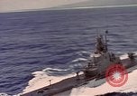 Image of US Submarines maneuver in Pearl Harbor on VJ Day Pearl Harbor Hawaii USA, 1945, second 43 stock footage video 65675076116