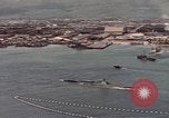 Image of VJ Day  being celebrated by US submarines at Pearl Harbor Hawaii USA, 1945, second 10 stock footage video 65675076117