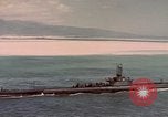 Image of VJ Day  being celebrated by US submarines at Pearl Harbor Hawaii USA, 1945, second 14 stock footage video 65675076117