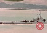 Image of VJ Day  being celebrated by US submarines at Pearl Harbor Hawaii USA, 1945, second 22 stock footage video 65675076117