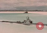 Image of VJ Day  being celebrated by US submarines at Pearl Harbor Hawaii USA, 1945, second 25 stock footage video 65675076117