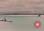 Image of VJ Day  being celebrated by US submarines at Pearl Harbor Hawaii USA, 1945, second 28 stock footage video 65675076117