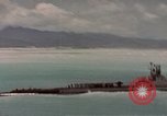 Image of VJ Day  being celebrated by US submarines at Pearl Harbor Hawaii USA, 1945, second 34 stock footage video 65675076117