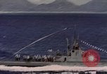 Image of VJ Day  being celebrated by US submarines at Pearl Harbor Hawaii USA, 1945, second 51 stock footage video 65675076117