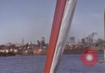Image of US Sailors decorate their submarine on VJ Day in Pearl Harbor Hawaii USA, 1945, second 9 stock footage video 65675076118