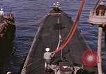 Image of US Sailors decorate their submarine on VJ Day in Pearl Harbor Hawaii USA, 1945, second 13 stock footage video 65675076118