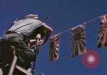 Image of US Sailors decorate their submarine on VJ Day in Pearl Harbor Hawaii USA, 1945, second 28 stock footage video 65675076118
