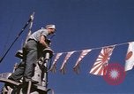 Image of US Sailors decorate their submarine on VJ Day in Pearl Harbor Hawaii USA, 1945, second 37 stock footage video 65675076118