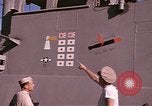 Image of US Sailors decorate their submarine on VJ Day in Pearl Harbor Hawaii USA, 1945, second 44 stock footage video 65675076118