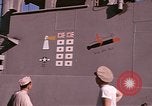 Image of US Sailors decorate their submarine on VJ Day in Pearl Harbor Hawaii USA, 1945, second 45 stock footage video 65675076118