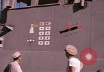 Image of US Sailors decorate their submarine on VJ Day in Pearl Harbor Hawaii USA, 1945, second 46 stock footage video 65675076118