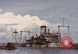 Image of Hulks of Japanese ships bombed by US in Coron Bay Philippines, 1945, second 15 stock footage video 65675076120