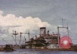 Image of Hulks of Japanese ships bombed by US in Coron Bay Philippines, 1945, second 17 stock footage video 65675076120