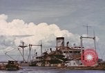 Image of Hulks of Japanese ships bombed by US in Coron Bay Philippines, 1945, second 18 stock footage video 65675076120