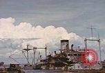 Image of Hulks of Japanese ships bombed by US in Coron Bay Philippines, 1945, second 20 stock footage video 65675076120
