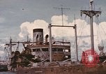 Image of Hulks of Japanese ships bombed by US in Coron Bay Philippines, 1945, second 25 stock footage video 65675076120