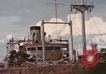 Image of Hulks of Japanese ships bombed by US in Coron Bay Philippines, 1945, second 28 stock footage video 65675076120