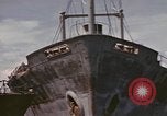 Image of Hulks of Japanese ships bombed by US in Coron Bay Philippines, 1945, second 37 stock footage video 65675076120