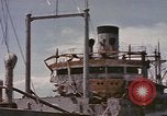 Image of Hulks of Japanese ships bombed by US in Coron Bay Philippines, 1945, second 44 stock footage video 65675076120