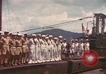 Image of British submarine, HMS Supreme Pacific Ocean, 1945, second 10 stock footage video 65675076121