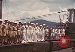 Image of British submarine, HMS Supreme Pacific Ocean, 1945, second 12 stock footage video 65675076121