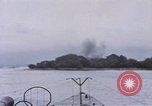 Image of American submarine waits in bay for commandos Pacific Theater, 1944, second 40 stock footage video 65675076122