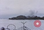 Image of American submarine waits in bay for commandos Pacific Theater, 1944, second 47 stock footage video 65675076122