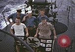 Image of American submarine, Flying Fish (SS-229) Pacific Ocean, 1944, second 34 stock footage video 65675076124