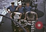 Image of American submarine, Flying Fish (SS-229) Pacific Ocean, 1944, second 38 stock footage video 65675076124
