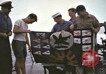 Image of American submarine, Flying Fish (SS-229) Pacific Ocean, 1944, second 46 stock footage video 65675076124