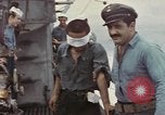 Image of Blindfolded Japanese Prisoners of War Pacific Theater, 1944, second 9 stock footage video 65675076125