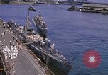 Image of American submarines arriving in home port Pearl Harbor Hawaii USA, 1944, second 6 stock footage video 65675076127