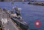 Image of American submarines arriving in home port Pearl Harbor Hawaii USA, 1944, second 14 stock footage video 65675076127